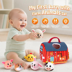JOYSINTOY montessori sensory rattle to stimulate hearing and exploration
