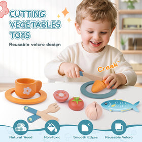 JOYSINTOY pepper and salt set offers realistic seasoning practice during playtime