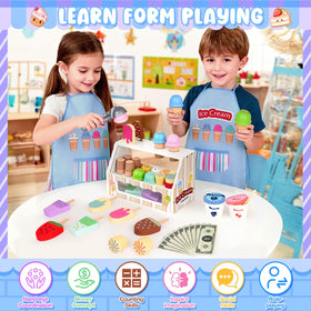 JOYSINTOY ice cream scoop toy for easy scooping and creative play