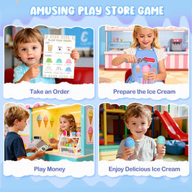 JOYSINTOY kid-friendly menu card supports pretend ordering