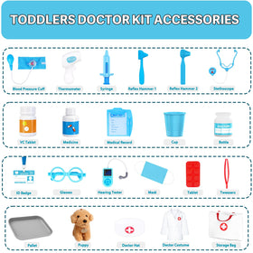 JOYSINTOY doctor costume set enhances role-play and imaginative care scenarios.