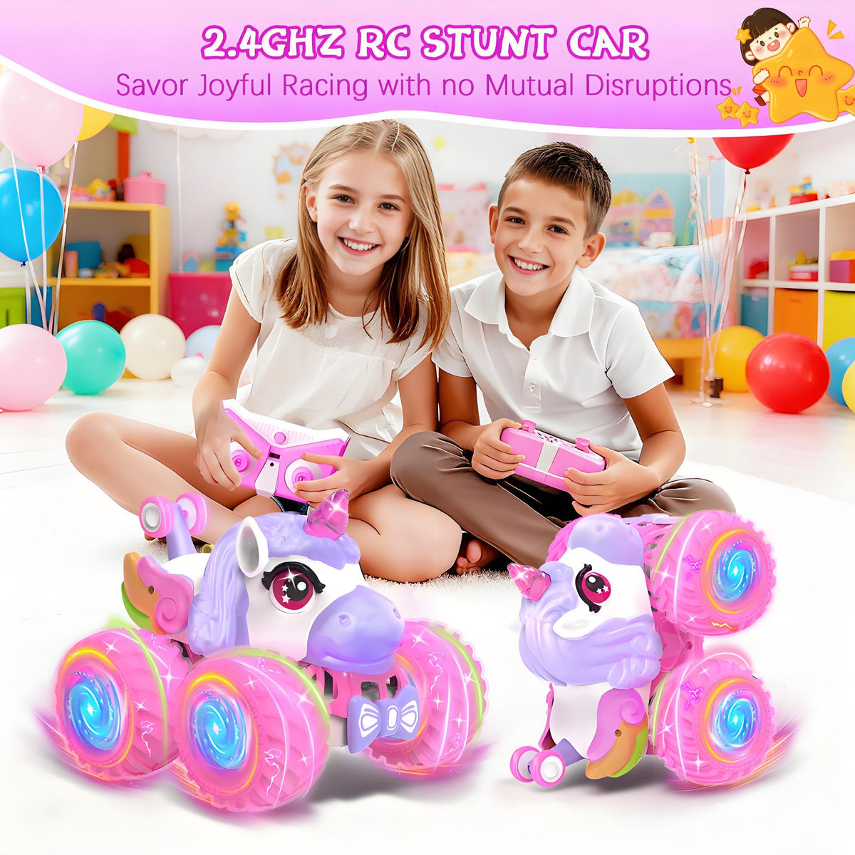 JOYSINTOY colorful unicorn design makes a delightful gift option