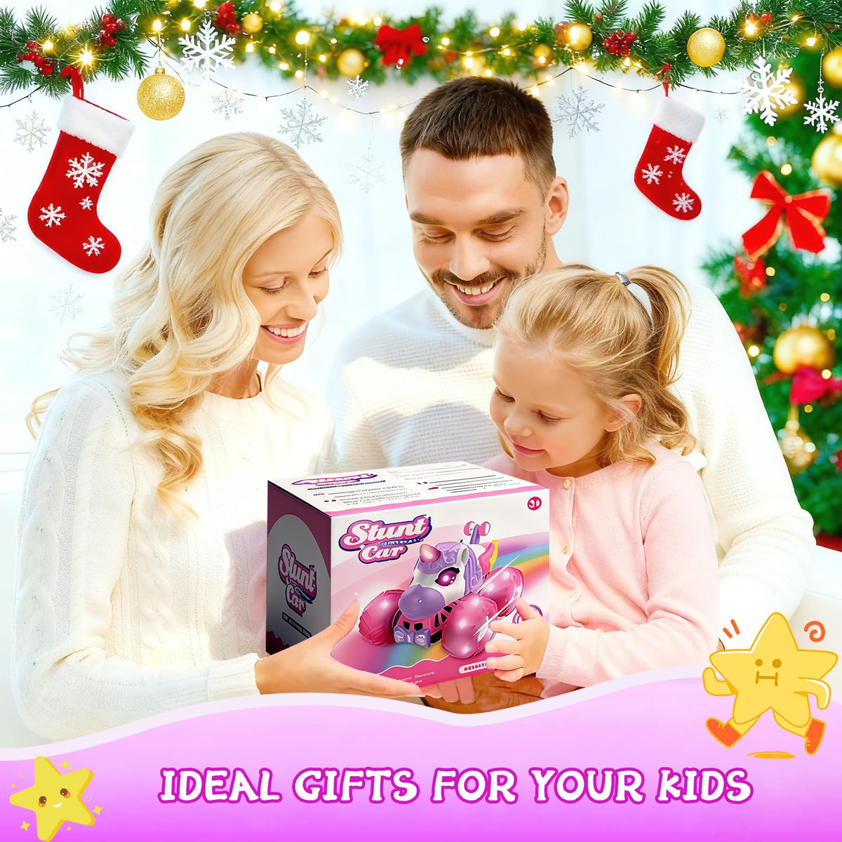 JOYSINTOY light and music features add excitement to rides