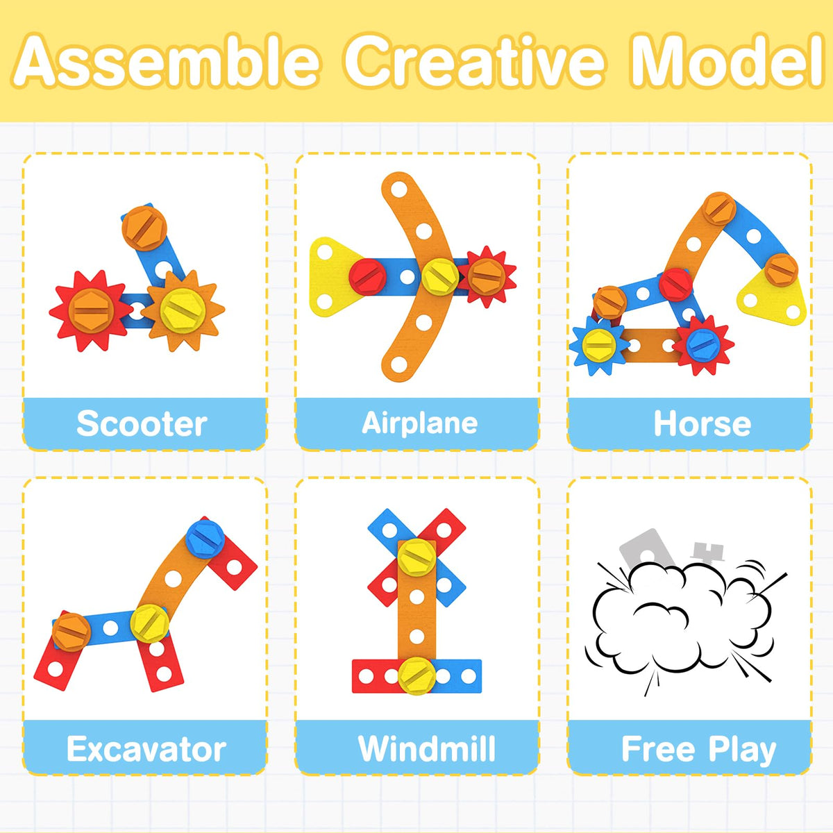 JOYSINTOY smooth-edged wooden toys ensure safe, durable playtime.