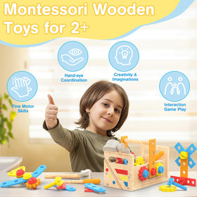 JOYSINTOY toddler construction kit makes birthdays more engaging.