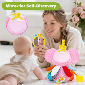 JoySpark Elephant Teether Dual provides soothing chew surfaces.