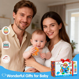 JoySpark Noah's Ark gift-ready packaging suitable for baptisms and baby showers.