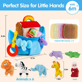 JoySpark Noah's Ark top handle for easy carrying on trips.