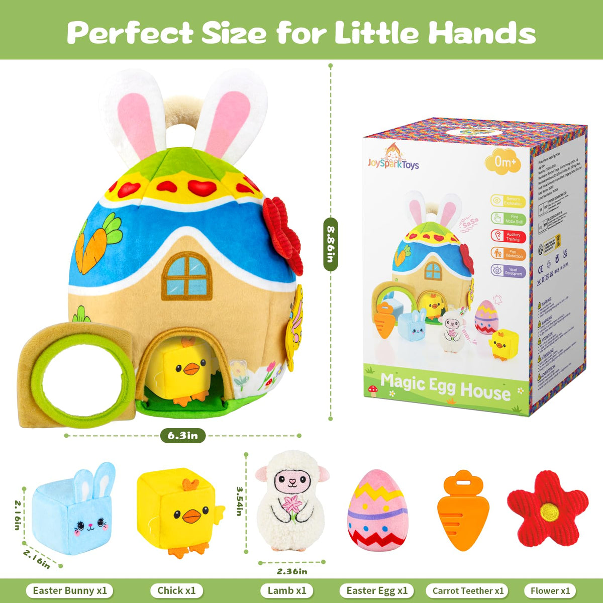 JoySpark Toys animal-alphabet flip reveals letters for early literacy