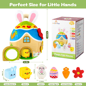 JoySpark Toys animal-alphabet flip reveals letters for early literacy