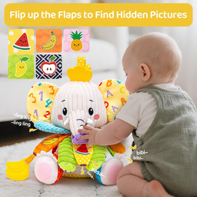 JoySpark Toys elephant dual teethers offer safe texture relief for gums