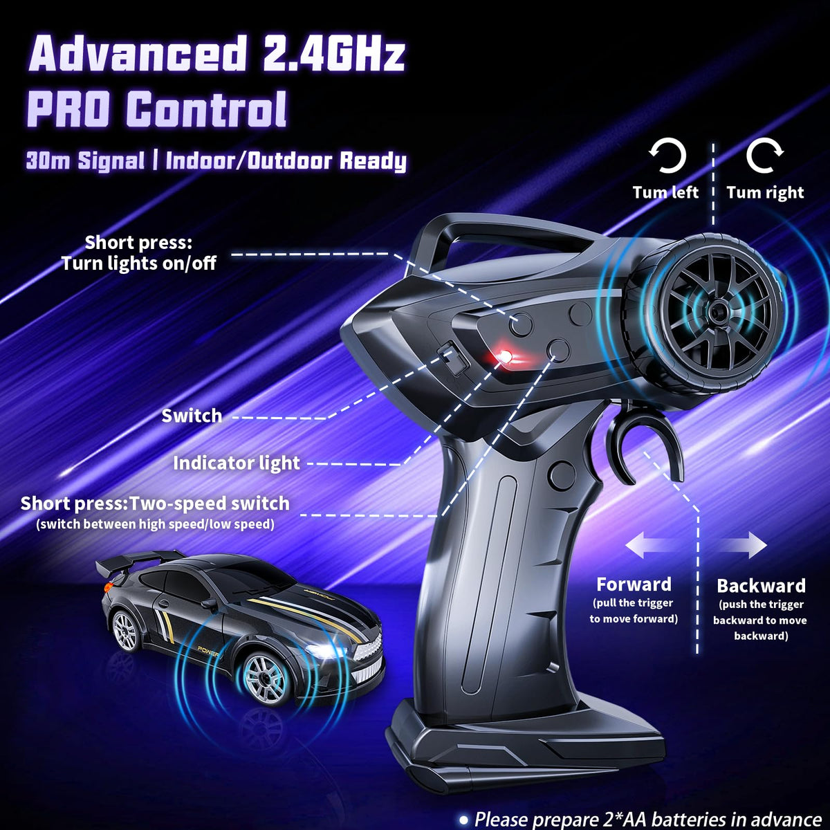 JoySpark Toys Type-C charging delivers quick power for longer play