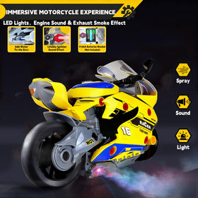 JoySpark Toys realistic ignition sounds evoke authentic engine startup during play