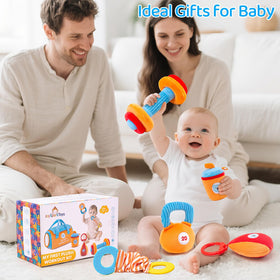 JoySpark Toys travel-friendly baby workout kit for on-the-go play