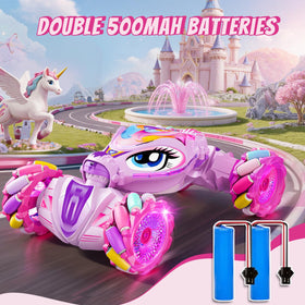 JoySpark Unicorn RC Stunt Car 4WD chassis for versatile terrains