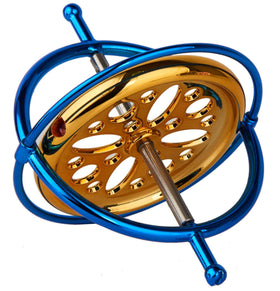 Joytech gyroscope drawstring setup illustrating motion transfer for kinetic exploration