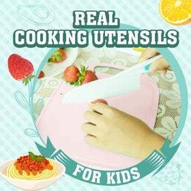 JoyTown cookbook included in pink set with beginner recipes