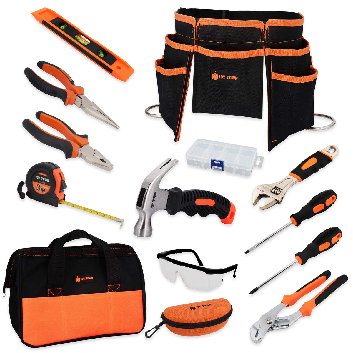 JoyTown Kids Real Tool Set hammer for safe, hands-on DIY projects with guidance.