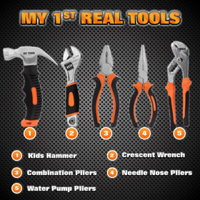JoyTown Kids Real Tool Set pliers for precise grip during projects.