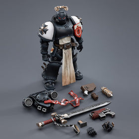 JOYTOY 1/18 Black Templars Rolantus accessories included to enhance scenes.