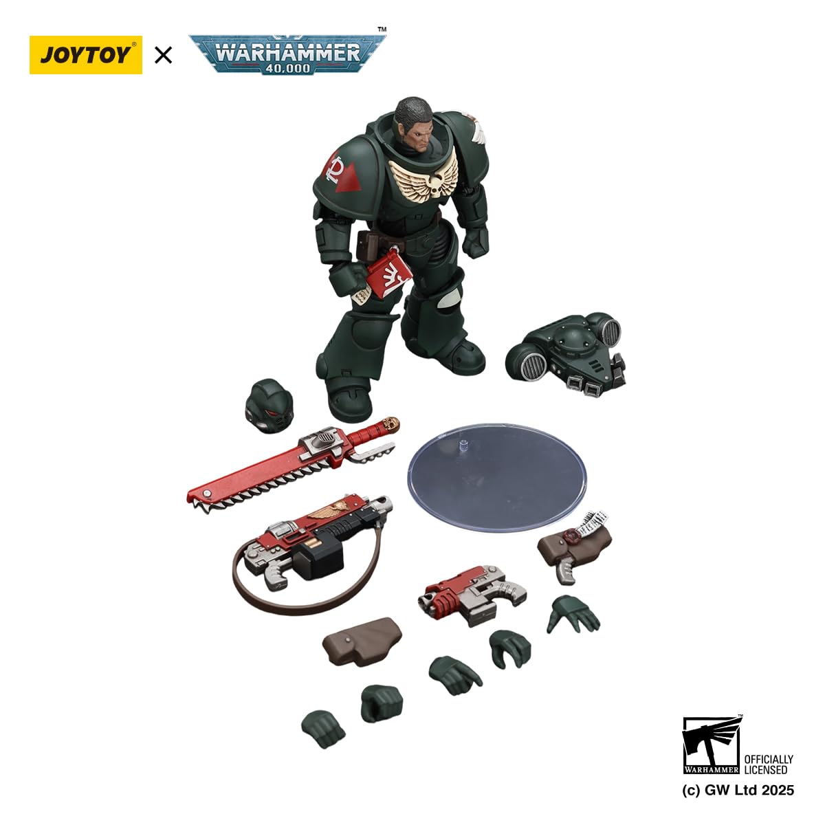 JOYTOY Brother Ashar rifle emphasizes ready-for-battle display options.