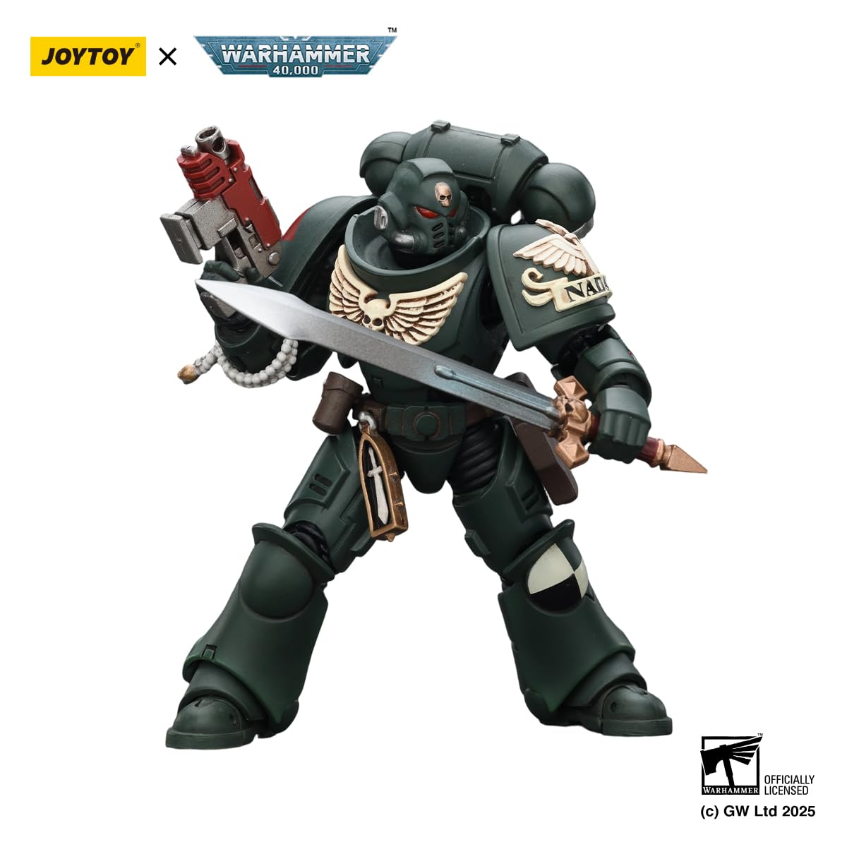 JOYTOY Nadael sword weapon highlights a heroic combat-ready stance.