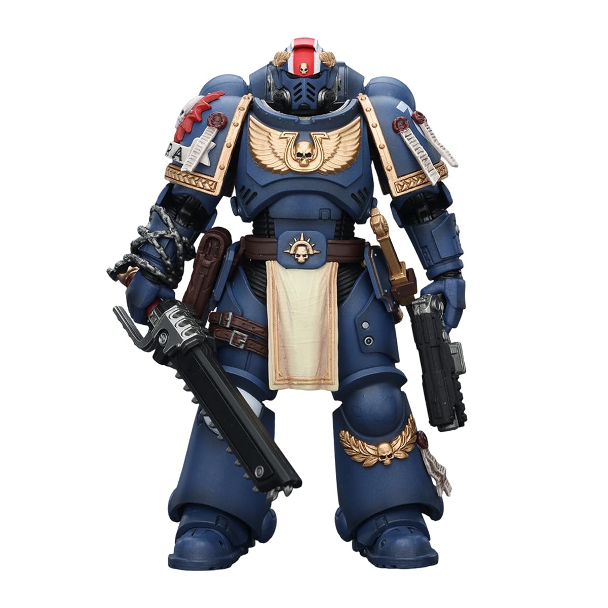 JOYTOY Ultramarines Titus front pose shows premium articulation for display