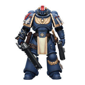 JOYTOY Ultramarines Titus front pose shows premium articulation for display