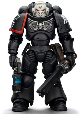 JOYTOY Raven Guards Ashan display model crafted for long-term shelf presence.