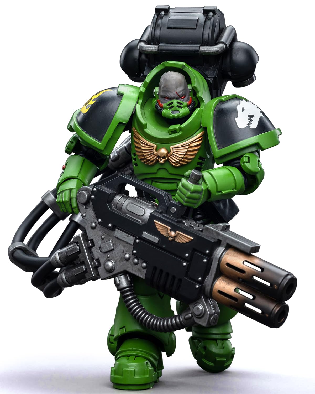 JOYTOY Brother Xavak articulated joints allow versatile poses.