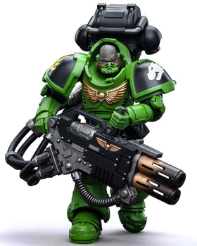 JOYTOY Brother Xavak articulated joints allow versatile poses.