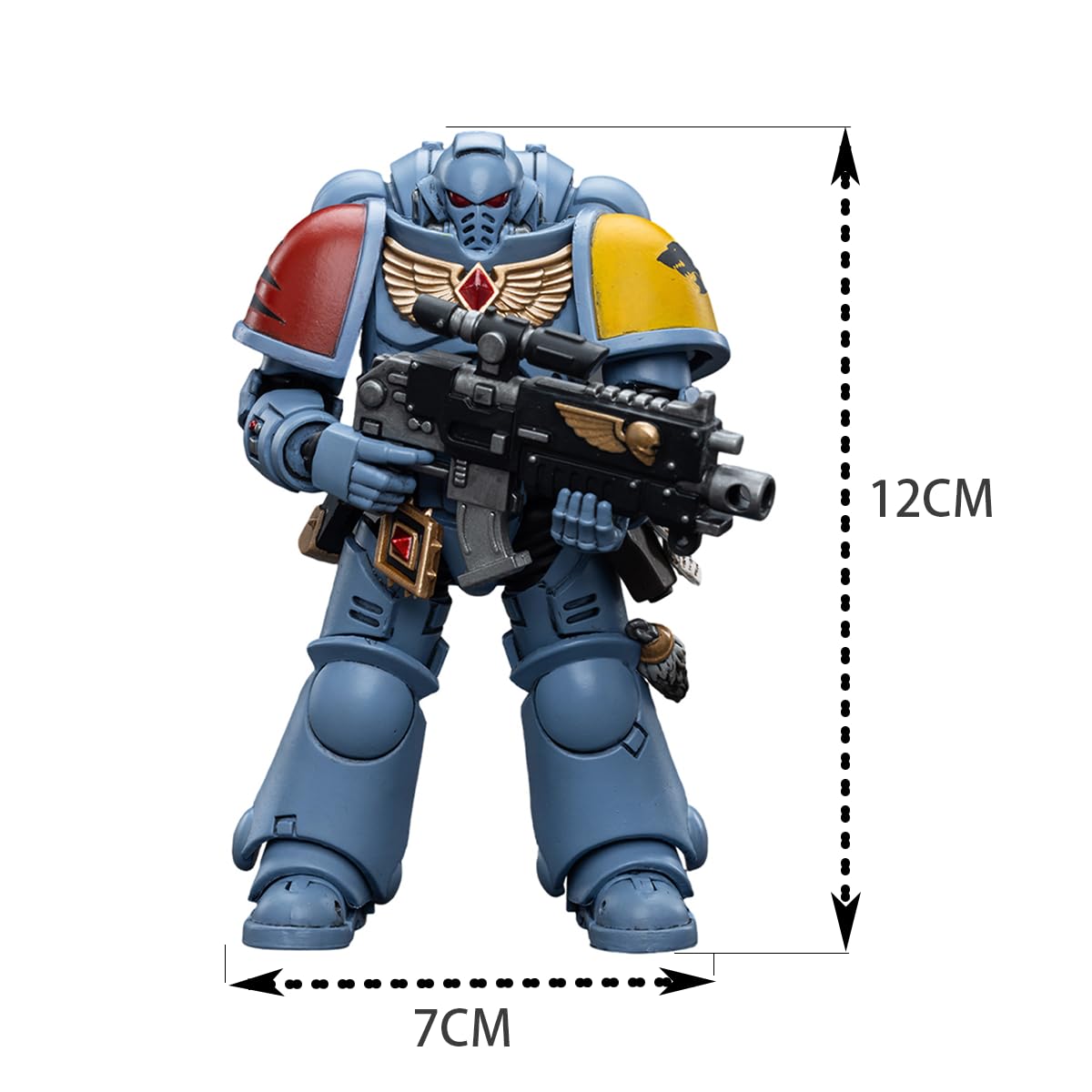 JOYTOY Space Wolves figure ready for display.