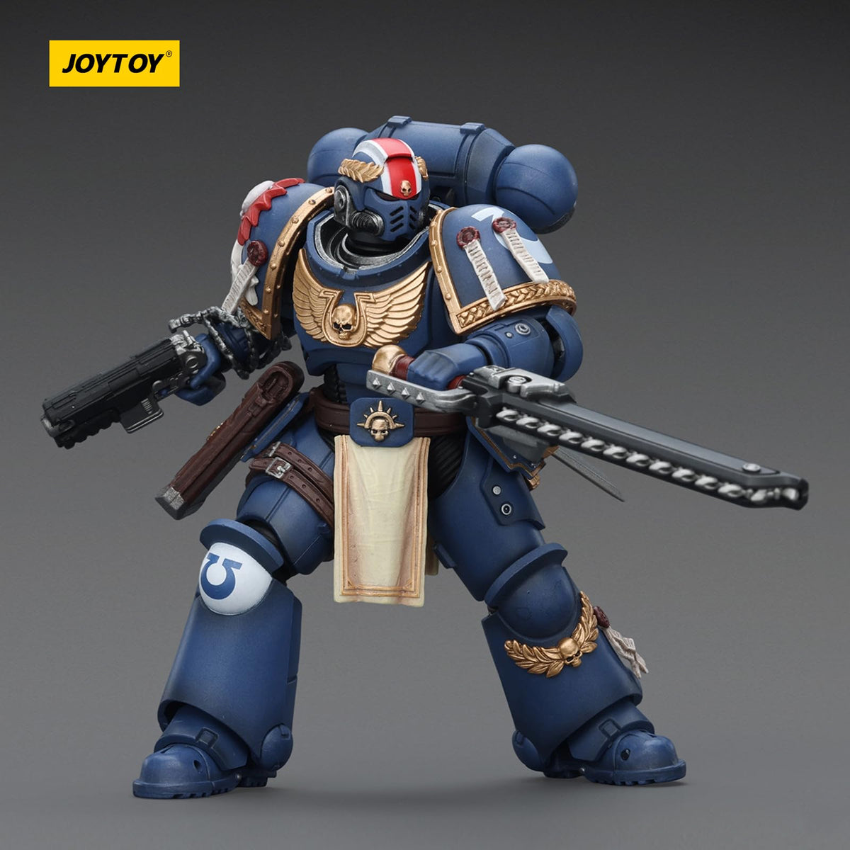 JOYTOY Ultramarines Titus 1:18 scale, perfect for desk dioramas.