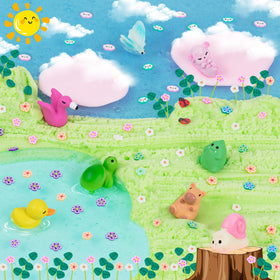 Joytry axolotl bottle slime supports focus through tactile exploration.