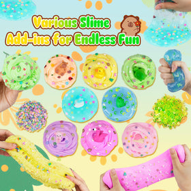 Joytry butter slime bottle offers smooth texture for satisfying squish and play.