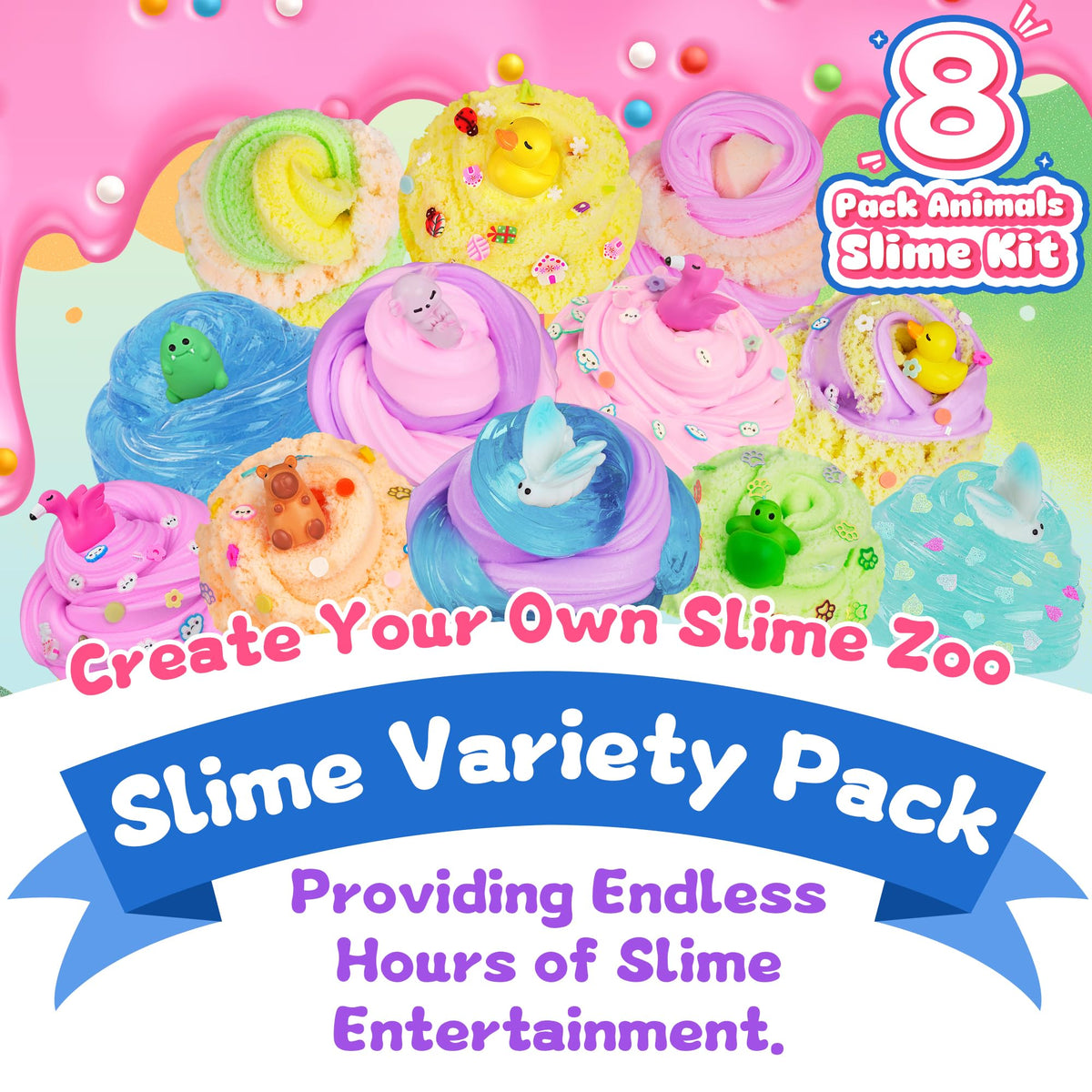 Joytry capybara bottle slime encourages imaginative play and calm focus.