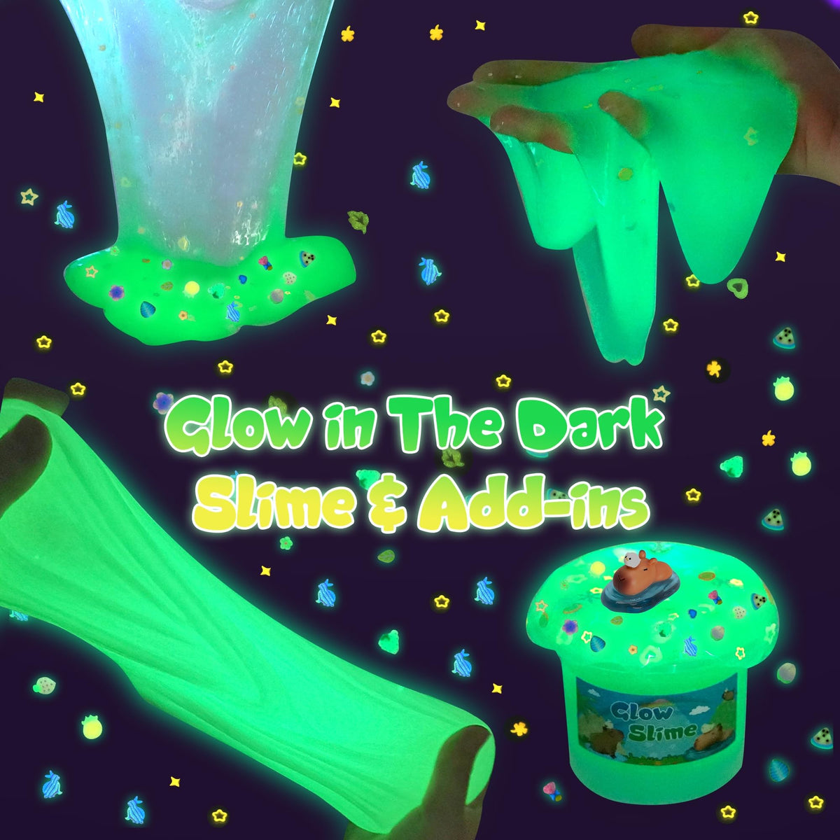 Joytry Capybara Slime Kit butter texture offers soft, gooey fun.