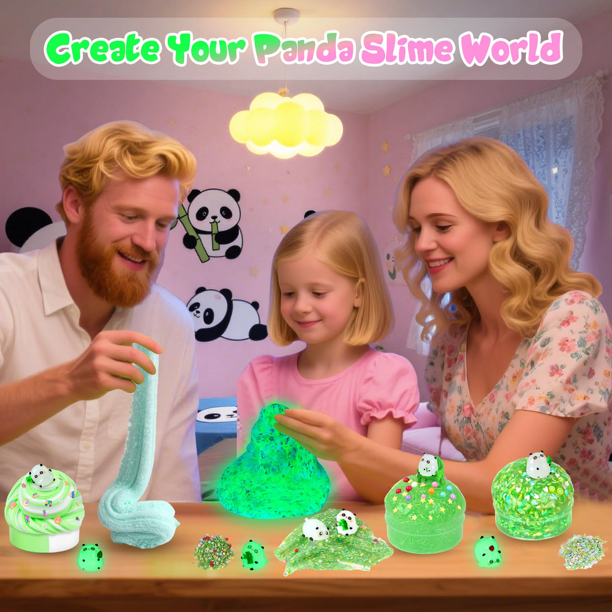 Joytry Panda Slime kit inspiring creative sensory play for birthdays and Halloween