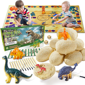 Joyvalley Dino Eggs kit with 12 eggs ready for hands-on excavation and discovery.