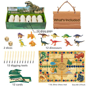 Joyvalley Dino Eggs kit kid-friendly setup fosters imagination and STEM curiosity.