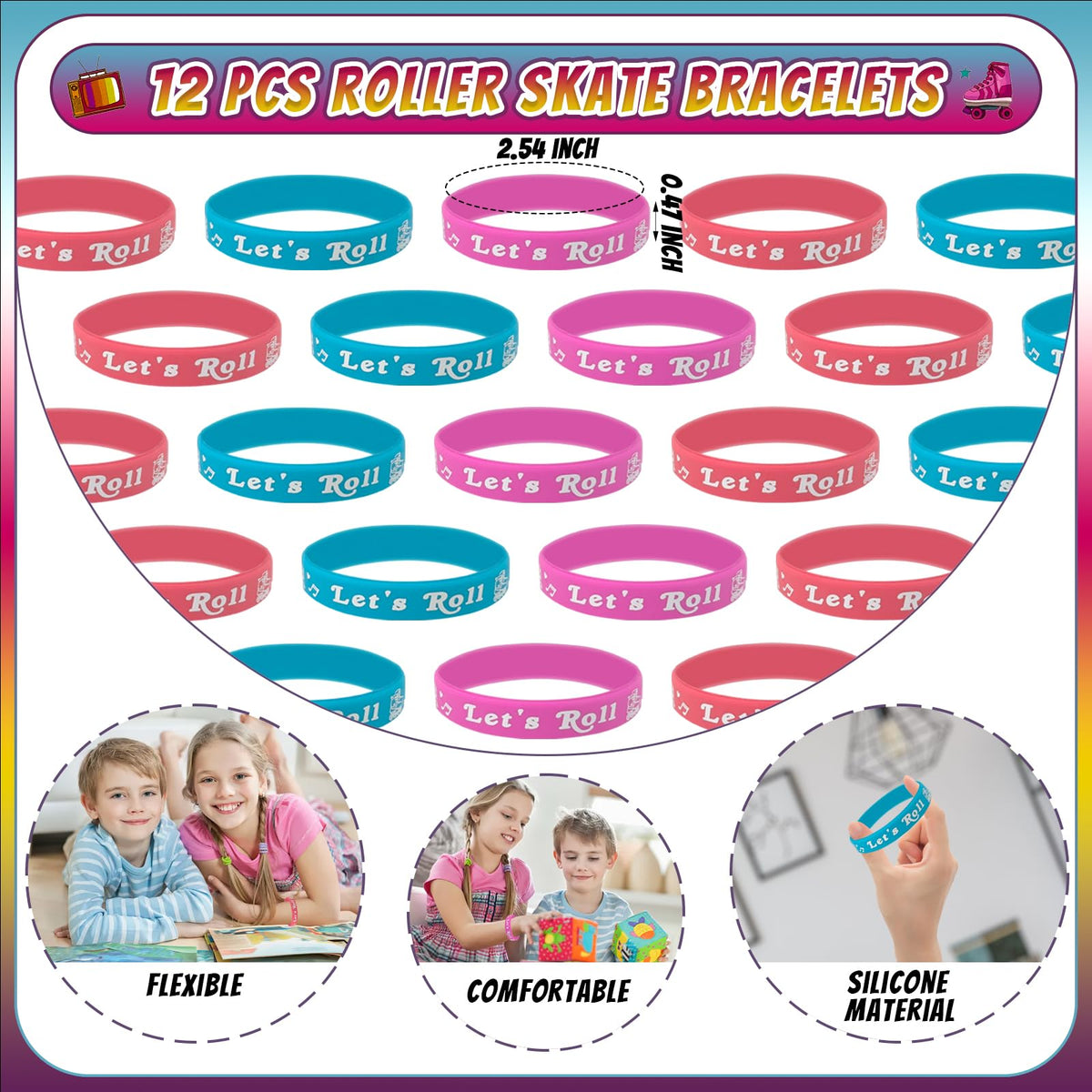 Joyvorite roller-skate tattoo stickers quick, mess free temporary designs.