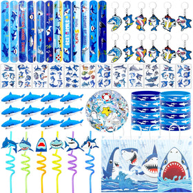 Joyvorite shark straws enhance kid-friendly party drinks