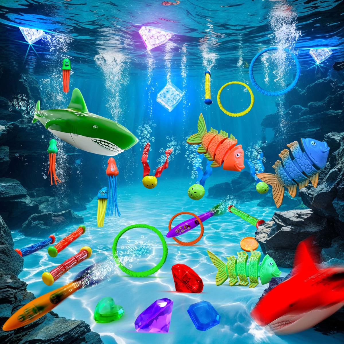 JoyX pirate treasure pieces spark imaginative underwater hunts