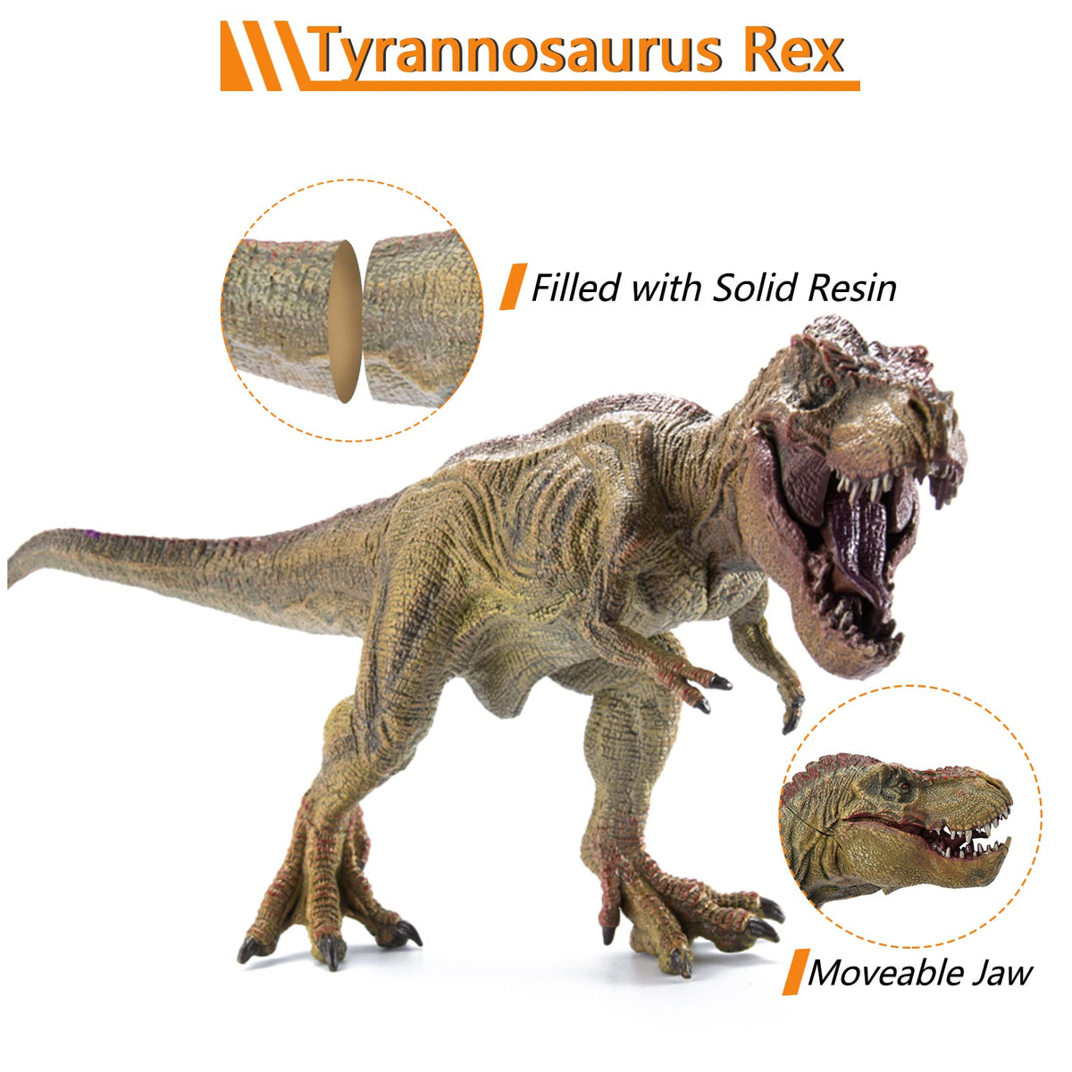 JR PARK educational dinosaur action figure with lifelike details