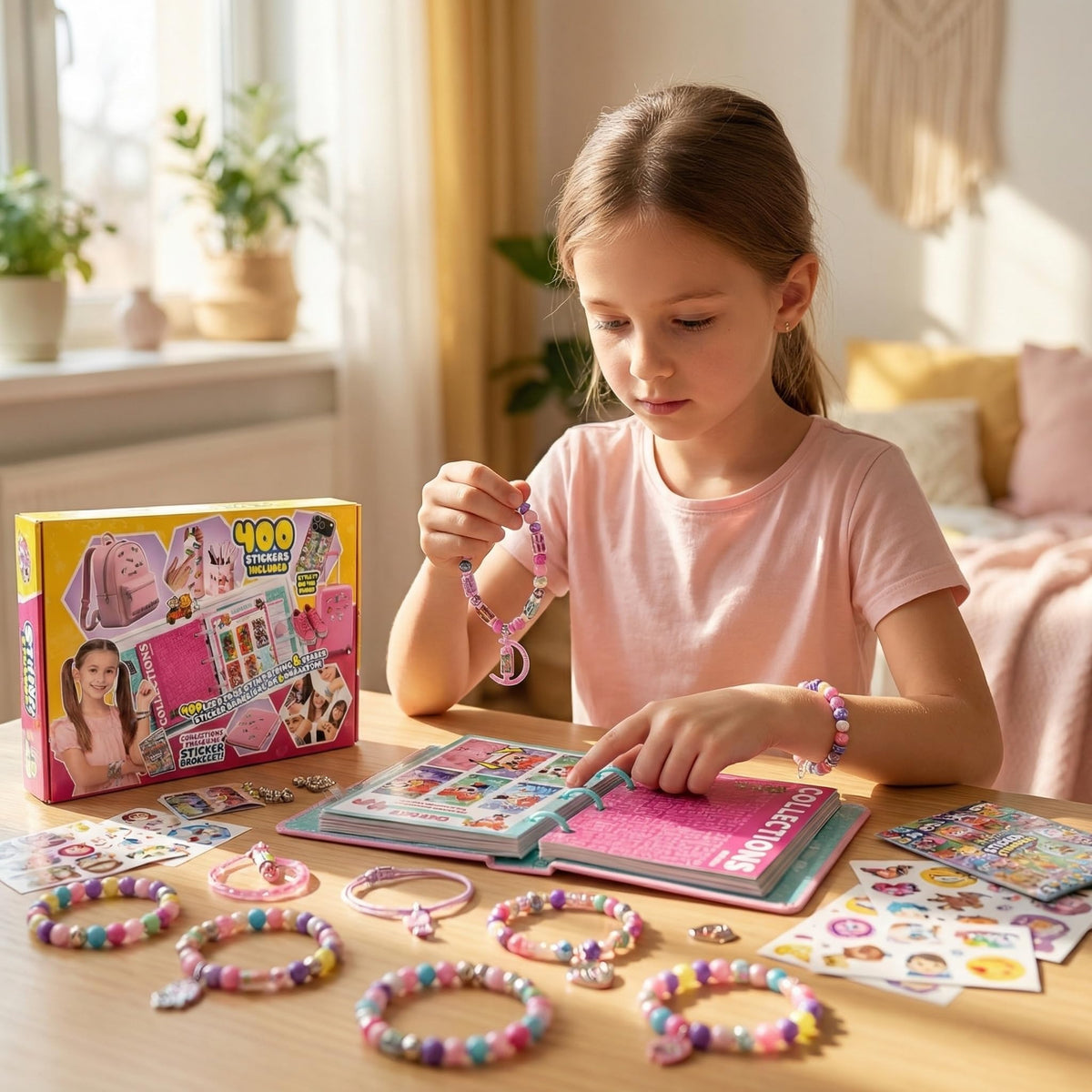 Jreiiolk Sticky Rolls Kit necklaces illustrate easy DIY pendant designs for budding jewelry makers.