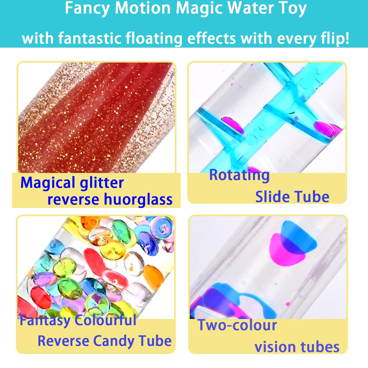 JRLAJRL Colorful Reverse Candy Tube visualizes playful color mixing and focus
