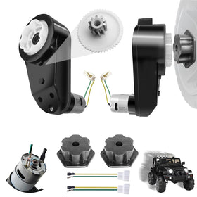 JRRXM 2PCS high-speed 24V RS555 motor gearbox for Power Wheels upgrades