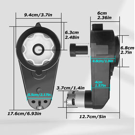 JRRXM gearbox cable with quick-connect for fast installation