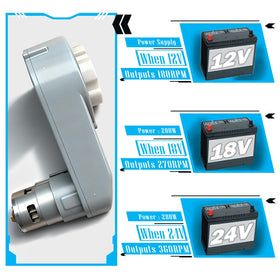 JRRXM internal-gears-bearing-system highlights reduced friction and longer service life.