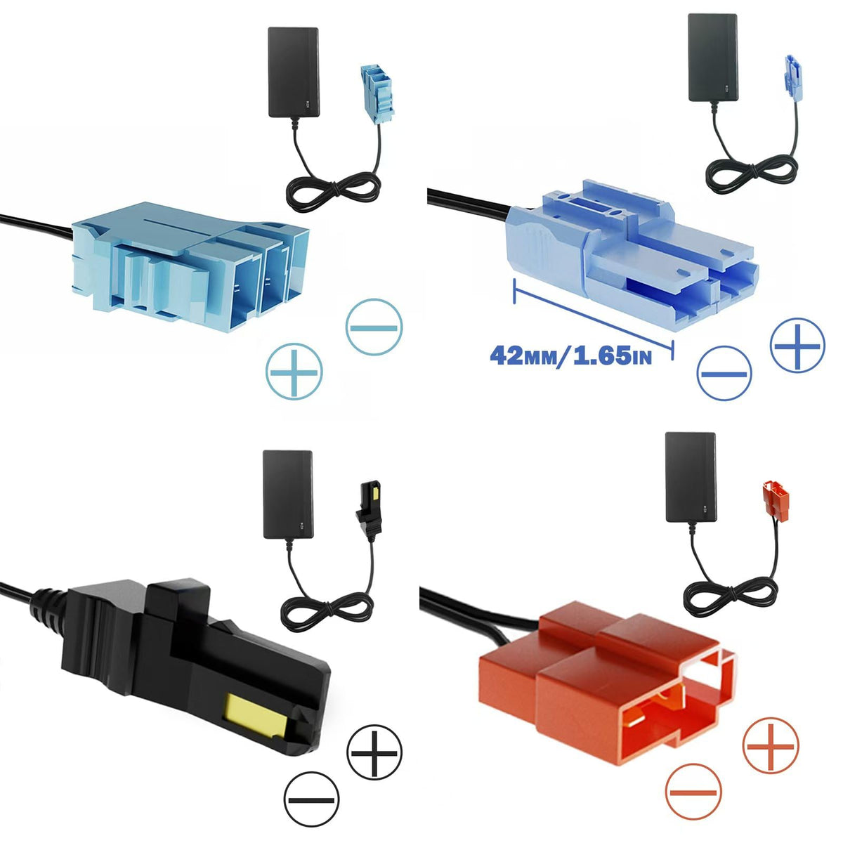 JRRXM LED indicator shows charging status at a glance